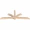 Ekena Millwork Davenport Smooth Timber Gable Bracket, Douglas Fir, 108"W x 45"H x 5 1/2"D x 5 1/2"F, 10/12 Pitch GBW108X45X0606DAV00SDF - alternate 5